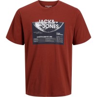 облекла,на,разпродажба,мъжки,тениски,jack,and,jones,tee,ss,sn99,brandy,brown