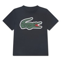 тениска,детски,3/4,панталони,lacoste,lacoste,big,logo,tee,jn62,black,k96