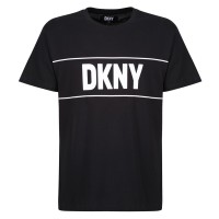 тениска,облекла,на,разпродажба,мъжки,тениски,dkny,black,logo,t,shirt,black