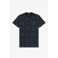 тениска,облекла,на,разпродажба,мъжки,тениски,fred,perry,men's,blackwatch,t,shirt,blackwatch,37a