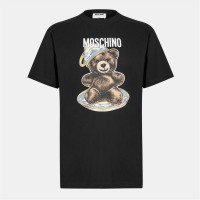 тениска,мъжки,тениски,moschino,men's,teddy,teddy,bear,graphic,t,shirt,black