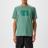 тениска,облекла,на,разпродажба,мъжки,тениски,cp,company,men's,block,logo,regular,fit,t,shirt,green,bay,626