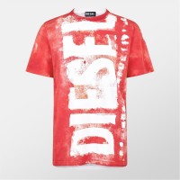 облекла,на,разпродажба,мъжки,тениски,diesel,diesel,jst,g12,mglt,sn99,ribbon,red