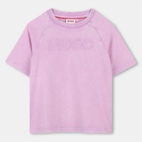 тениска,детски,3/4,панталони,hugo,kids',logo,t,shirt,violet,911