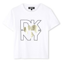 юношеска,тениска,детски,облекла,dkny,silver,viscose,t,shirt,juniors,yellow