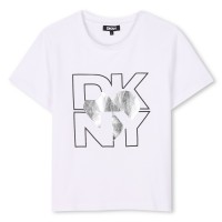 юношеска,тениска,детски,облекла,dkny,silver,viscose,t,shirt,juniors,light,grey