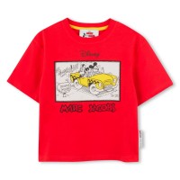 юношеска,тениска,детски,облекла,marc,jacobs,mickey,badge,tee,juniors,red