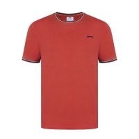 мъжка,тениска,slazenger,slazenger,tipped,t,shirt,mens,red,ochre