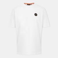 мъжка,тениска,мъжки,тениски,napapijri,badge,short,sleeve,t,shirt,mens,white,heron