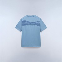 мъжка,тениска,мъжки,тениски,napapijri,back,graphic,t,shirt,mens,faded,denim
