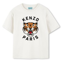 детска,тениска,kenzo,unisex,kids,tiger,regular,fit,t,shirt,beige,117