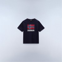 юношеска,тениска,детски,3/4,панталони,napapijri,napa,adige,t,shirt,juniors,blue,marine,176