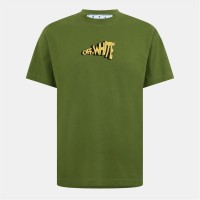 тениска,облекла,на,разпродажба,мъжки,тениски,off,white,off,ctn,slim,tee,sn99,green,yellow