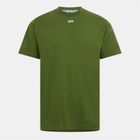 тениска,облекла,на,разпродажба,мъжки,тениски,off,white,off,brick,ss,tee,sn99,green,white