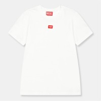 детска,тениска,детски,3/4,панталони,diesel,unisex,kids',t,shirt,white,k100