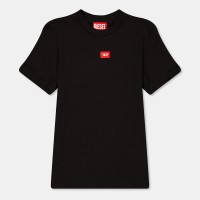 детска,тениска,diesel,unisex,kids,t,shirt,black,k900