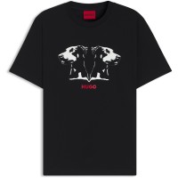 тениска,облекла,на,разпродажба,мъжки,тениски,hugo,dobermann,print,t,shirt,black,001