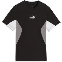 тениска,разпродажба,puma,детски,3/4,панталони,детски,тениски,puma,puma,colr,block,tee,jn63,blk,wht,gry