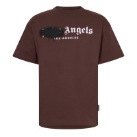 тениска,облекла,на,разпродажба,мъжки,тениски,palm,angels,men's,spray,t,shirt,brown,black