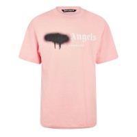 тениска,облекла,на,разпродажба,мъжки,тениски,palm,angels,men's,spray,t,shirt,pink,black