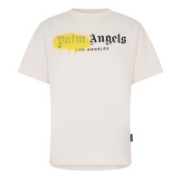 тениска,мъжки,тениски,palm,angels,men,s,spray,t,shirt,white,yellow