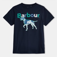 тениска,детски,3/4,панталони,barbour,boys',joey,t,shirt,navy,ny91