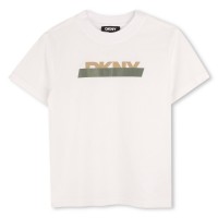 тениска,dkny,kids,logo,short,sleeve,regular,fit,t,shirt,white