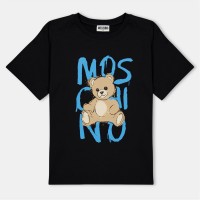 детска,тениска,детски,3/4,панталони,moschino,unisex,kids',spray,logo,regular,fit,t,shirt,blk,blu,60100
