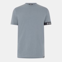 тениска,облекла,на,разпродажба,мъжки,тениски,dsquared2,men's,dsq,band,logo,slim,fit,t,shirt,grey