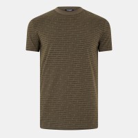 тениска,мъжки,тениски,dsquared2,men,s,all,over,logo,t,shirt,miltary,green