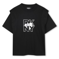 тениска,детски,3/4,панталони,dkny,kids',regular,fit,t,shirt,black