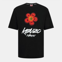 тениска,облекла,на,разпродажба,мъжки,тениски,kenzo,x,futura,2000,t,shirt,black,99j