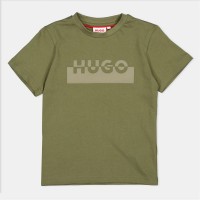 тениска,детски,облекла,hugo,hugo,split,logo,tee,jn61,green
