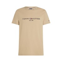 тениска,облекла,на,разпродажба,мъжки,тениски,tommy,hilfiger,logo,crew,neck,t,shirt,sandalwood