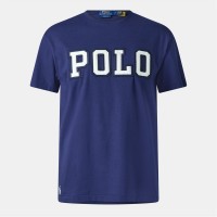 тениска,облекла,на,разпродажба,мъжки,тениски,polo,ralph,lauren,classic,fit,logo,jersey,t,shirt,newport,navy