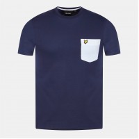 тениска,lyle,and,scott,contrast,pocket,t,shirt,navy,wht,z629