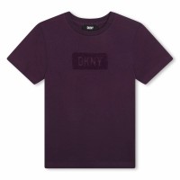 юношеска,тениска,детски,облекла,dkny,logo,t,shirt,juniors,violet,910
