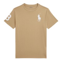 тениска,polo,ralph,lauren,kids,large,logo,t,shirt,vint,khaki