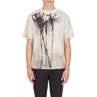 мъжки,тениски,emporio,armani,palm,print,shirt,beige,beige
