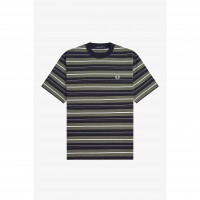 тениска,мъжки,тениски,fred,perry,men,s,stripe,cotton,crew,neck,short,sleeve,t,shirt,black,102