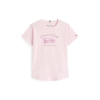 тениска,tommy,hilfiger,kids,script,t,shirt,light,pink,tog