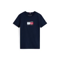 тениска,tommy,hilfiger,kids,script,t,shirt,night,navy,c1g