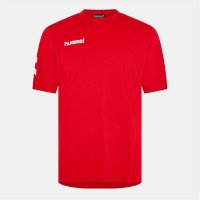 тениска,с,къс,ръкав,облекла,на,разпродажба,мъжки,тениски,hummel,core,poly,tee,sn99,true,red