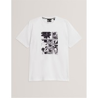 тениска,облекла,на,разпродажба,мъжки,тениски,ted,baker,ted,box,print,tshirt,sn54,white