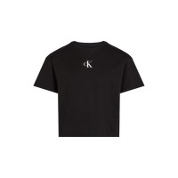 тениска,calvin,klein,jeans,kids,ck,logo,boxy,regular,fit,t,shirt,ck,black,beh