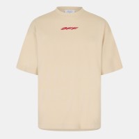 тениска,мъжки,тениски,off,white,men,s,regular,fit,t,shirt,beige,red
