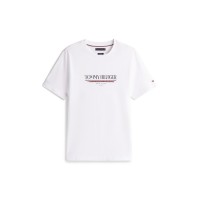 тениска,облекла,на,разпродажба,мъжки,тениски,tommy,hilfiger,regular,fit,logo,t,shirt,white,ybr