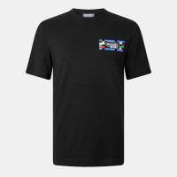 тениска,мъжки,тениски,missoni,logo,t,shirt,black,multi