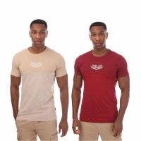 облекла,на,разпродажба,мъжки,тениски,dfnd,london,l,colrblk,2pk,t,sn99,burgundy,stone