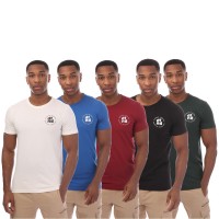 тениска,облекла,на,разпродажба,мъжки,тениски,dfnd,london,l,core,5pk,tee,sn99,white,blue,burg